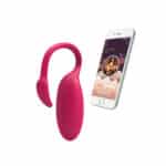 huevo vibrador con aplicación