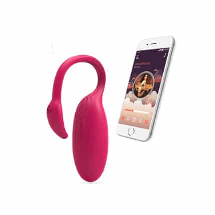 huevo vibrador con aplicación